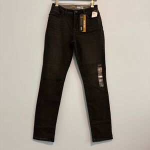 Lee Women’s‎ Skinny Leg Midrise Fit Faded Black Pants Size 10 Medium